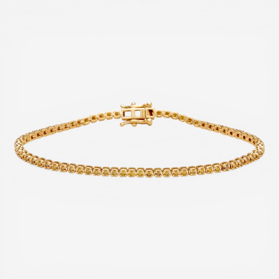 Image 116029_YGPYD.jpg, Product 116-029 / Price $299.99, Colours of Diamonds Sterling Silver 1.00 ctw Coloured Diamond Tennis Bracelet from Colours of Diamonds on TSC.ca's Jewellery department