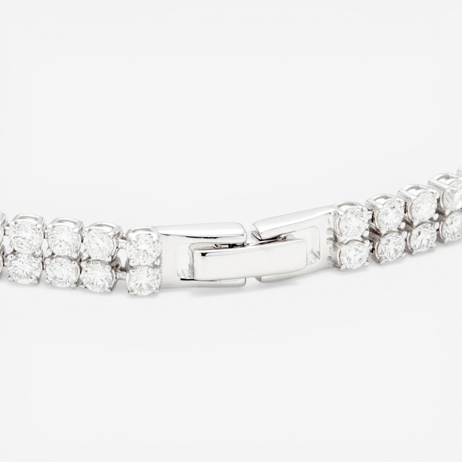 Image 116033_ALTMORE2.jpg, Product 116-033 / Price $2,499.99, EVERA Diamonds 10K White Gold 2 Row 5.00ctw Diamond Bracelet from Evera Diamonds on TSC.ca's Jewellery department