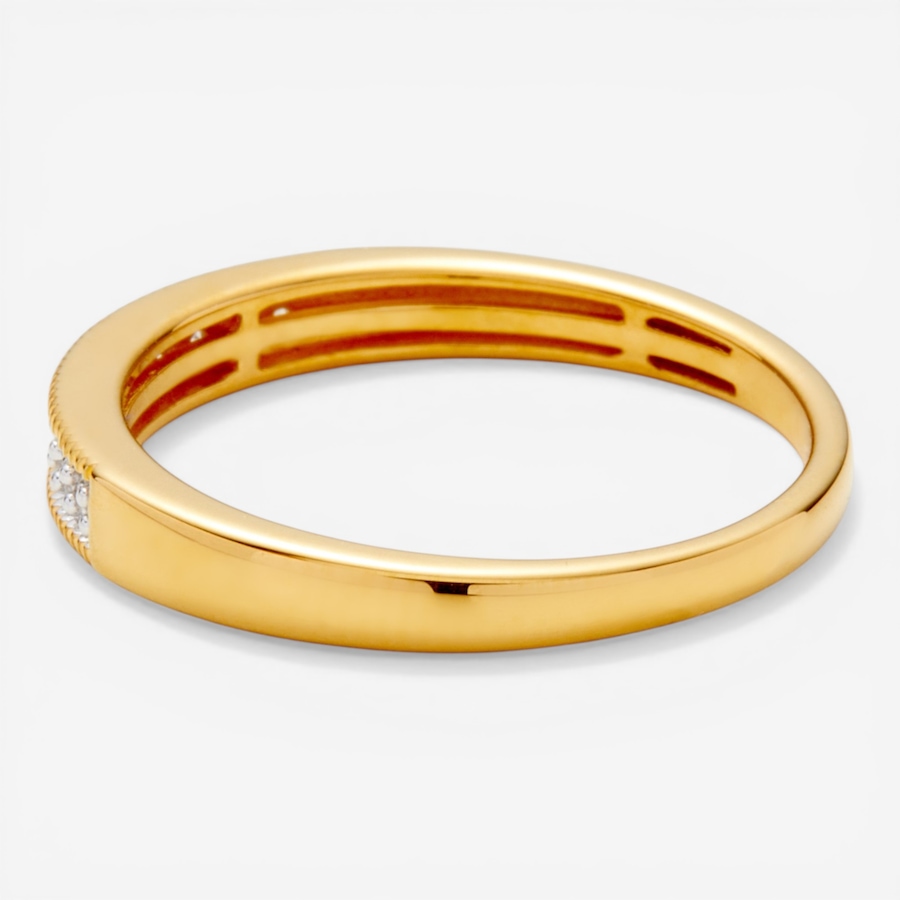 Image 116035_ALTMORE1.jpg, Product 116-035 / Price $119.99, EVERA Diamonds Sterling Silver 14K Yellow Gold Plate Diamond Band from Evera Diamonds on TSC.ca's Jewellery department