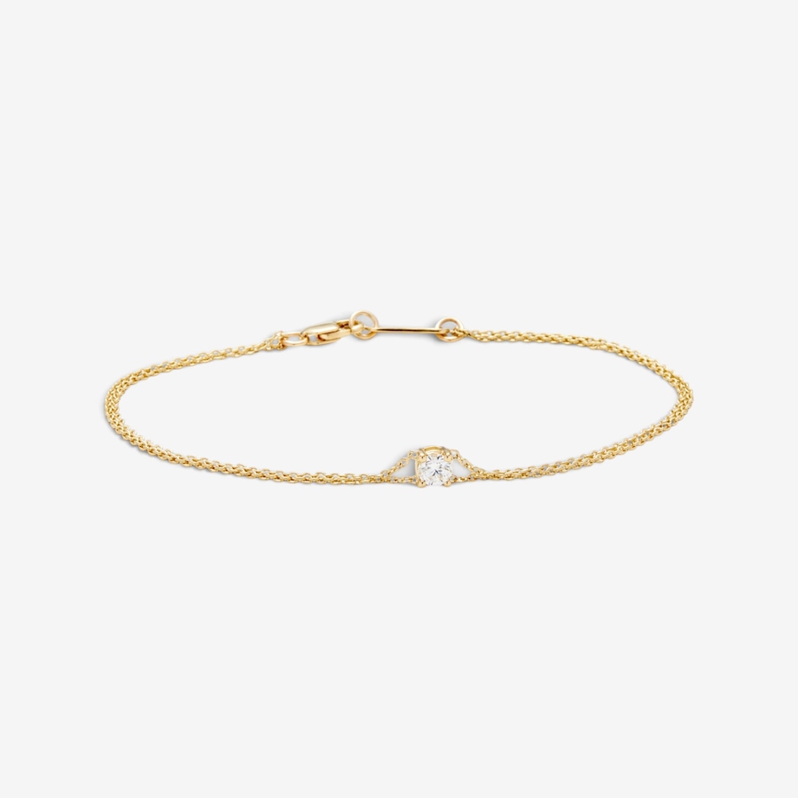 Image 116049.jpg, Product 116-049 / Price $999.99, EVERA Diamonds 14K Yellow Gold Solitaire Diamond Bracelet from Evera Diamonds on TSC.ca's Jewellery department