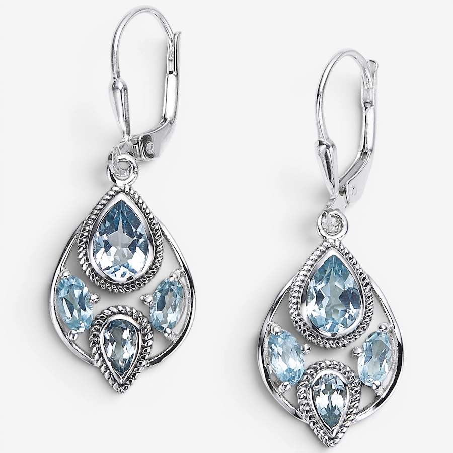 Image 116055_BTP.jpg, Product 116-055 / Price $229.99, Himalayan Gems Sterling Silver Gemstone Leverback Earrings from Himalayan Gems on TSC.ca's Jewellery department