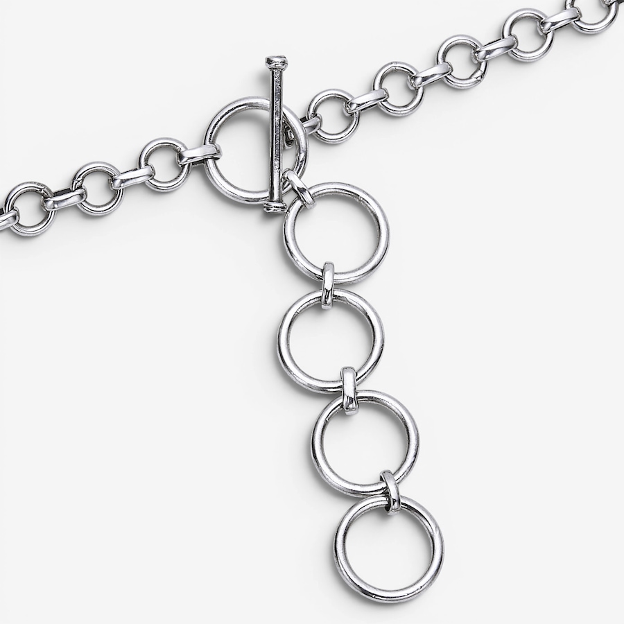 Image 116062_ALTMORE1.jpg, Product 116-062 / Price $599.99, Himalayan Gems Sterling Silver Special Edition Labradorite Disc Necklace from Himalayan Gems on TSC.ca's Jewellery department