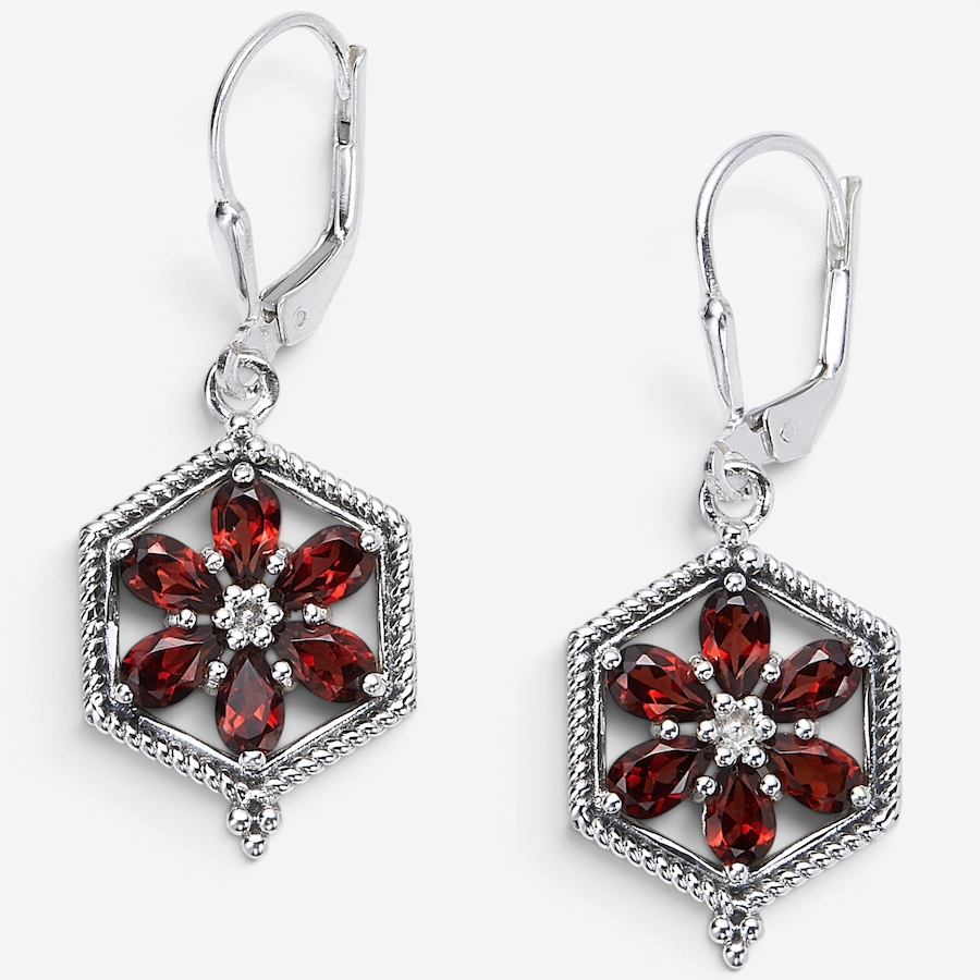 Image 116073_GAR.jpg, Product 116-073 / Price $229.99, Himalayan Gems Sterling Silver Gemstone Leverback Earrings from Himalayan Gems on TSC.ca's Jewellery department