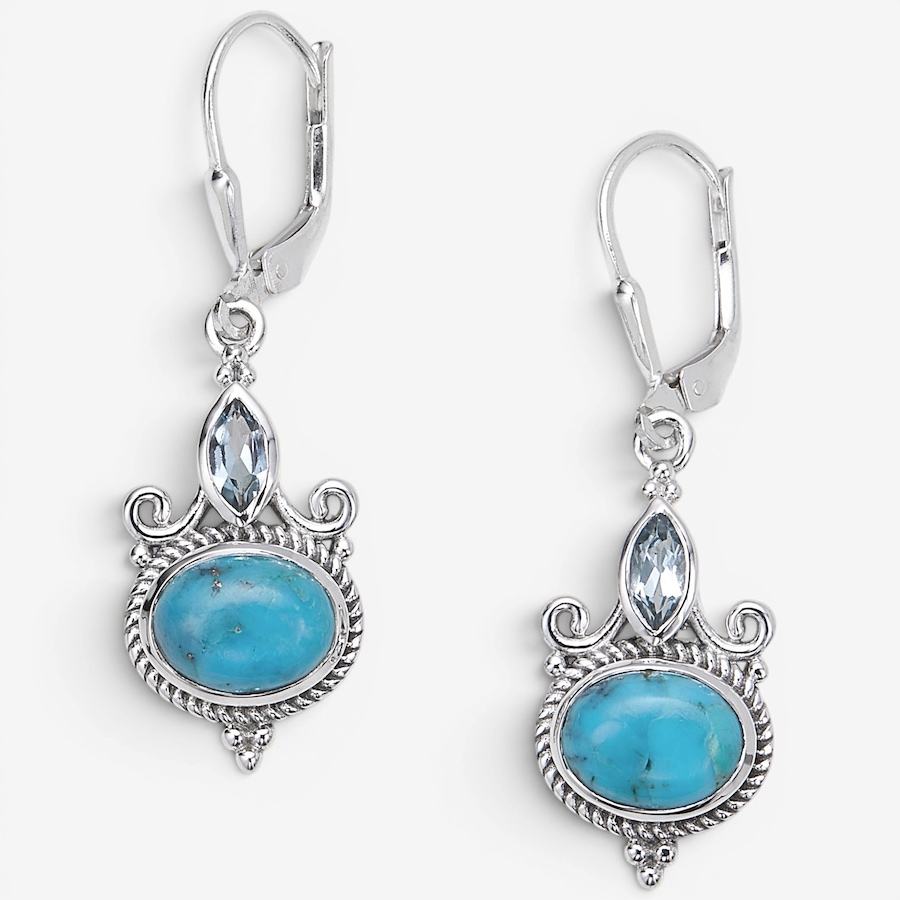 Image 116082_MTBTP.jpg, Product 116-082 / Price $179.99, Himalayan Gems Sterling Silver Gemstone Leverback Earrings from Himalayan Gems on TSC.ca's Jewellery department
