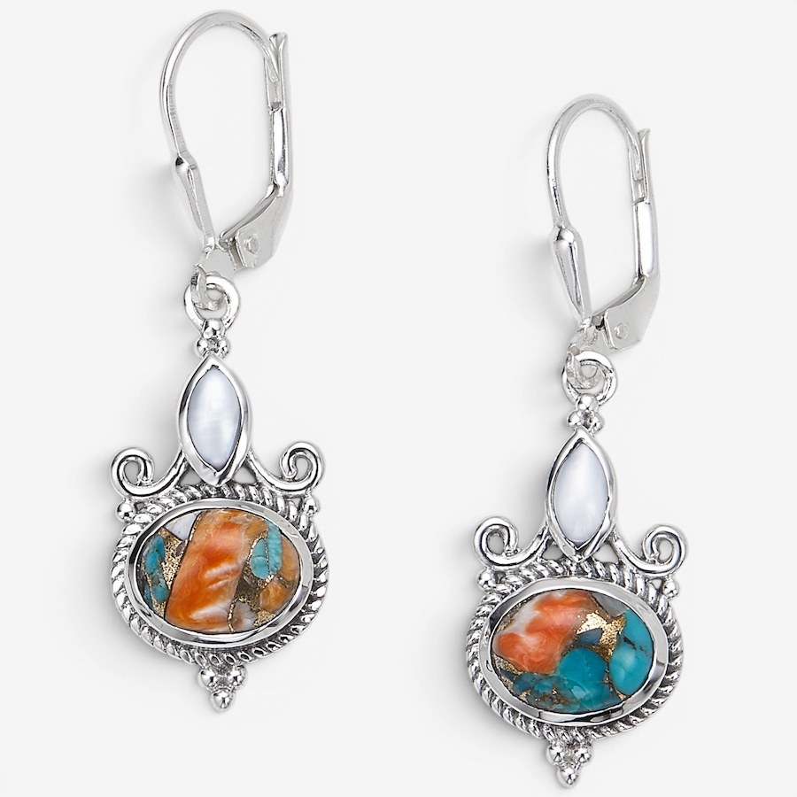 Image 116082_SOYWP.jpg, Product 116-082 / Price $179.99, Himalayan Gems Sterling Silver Gemstone Leverback Earrings from Himalayan Gems on TSC.ca's Jewellery department
