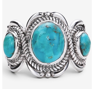  Himalayan Gems Sterling Silver Gemstone Ring