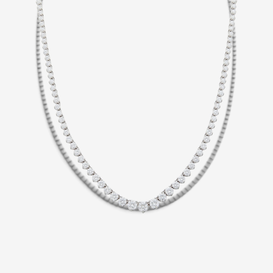 Image 116093.jpg, Product 116-093 / Price $14,999.99, EVERA Diamonds Couture Collection 14K White Gold Tiara Style Diamond Tennis Necklace from Evera Diamonds on TSC.ca's Jewellery department