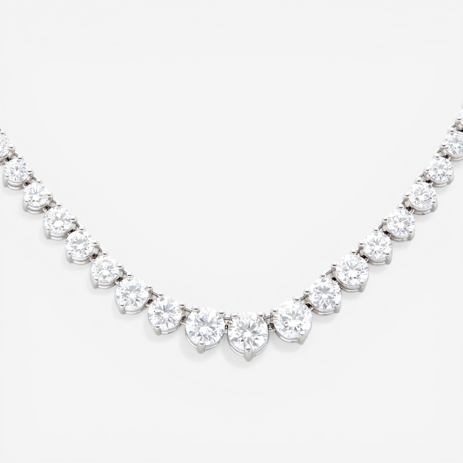Image 116093_ALTMORE1.jpg, Product 116-093 / Price $14,999.99, EVERA Diamonds Couture Collection 14K White Gold Tiara Style Diamond Tennis Necklace from Evera Diamonds on TSC.ca's Jewellery department