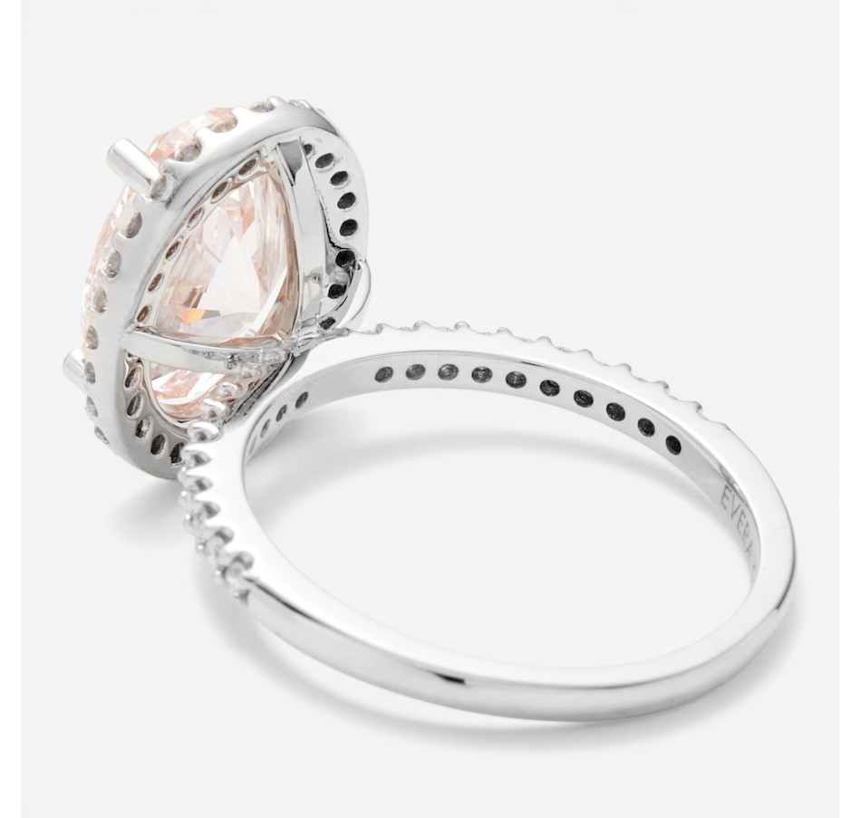 Image 116105_ALTMORE1.jpg, Product 116-105 / Price $6,999.99, EVERA Diamonds Couture Collection 14K White Gold Oval Pink and White Diamond Halo Ring from Evera Diamonds on TSC.ca's Jewellery department