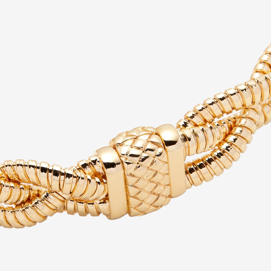 Image 116117_ALTMORE2.jpg, Product 116-117 / Price $199.99, Etrusca Gioielli 18K Yellow Gold Plate Braided Tubogas Bracelet with Magnetic Clasp from Etrusca Jewellery on TSC.ca's Jewellery department