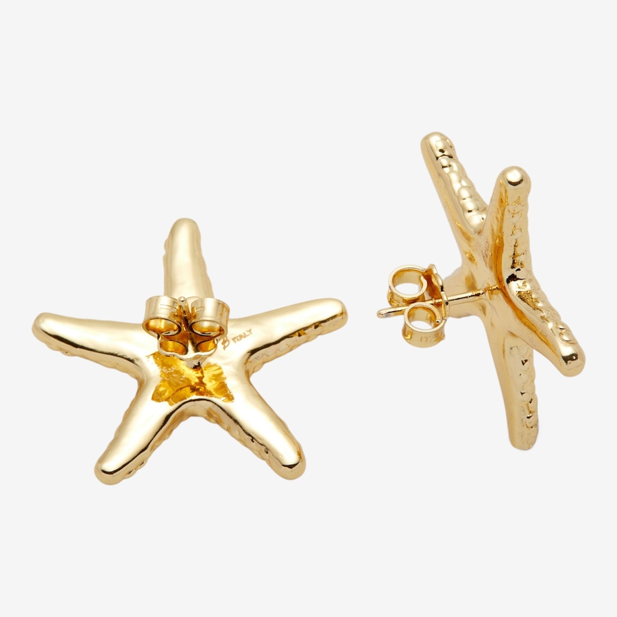 Image 116124_ALTMORE1.jpg, Product 116-124 / Price $119.99, Etrusca Gioielli 18K Yellow Gold Plate Textured Starfish Earrings from Etrusca Jewellery on TSC.ca's Jewellery department