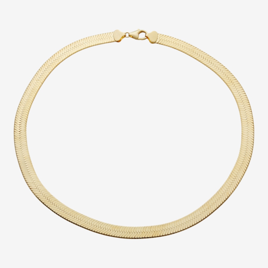 Image 116149.jpg, Product 116-149 / Price $149.99, Etrusca Gioielli 18K Yellow Gold Plate Herringbone 100 Necklace from Etrusca Jewellery on TSC.ca's Jewellery department