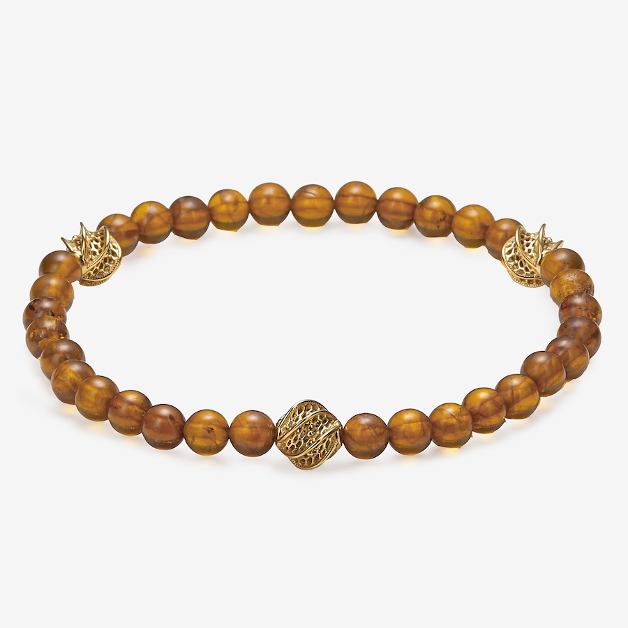 Image 116166_COGGP.jpg, Product 116-166 / Price $79.99, Amber Extraordinaire Sterling Silver Amber Swirl Stretch Bracelet from Amber Extraordinaire on TSC.ca's Jewellery department