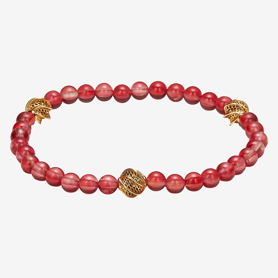 Image 116166_REDGP.jpg, Product 116-166 / Price $79.99, Amber Extraordinaire Sterling Silver Amber Swirl Stretch Bracelet from Amber Extraordinaire on TSC.ca's Jewellery department