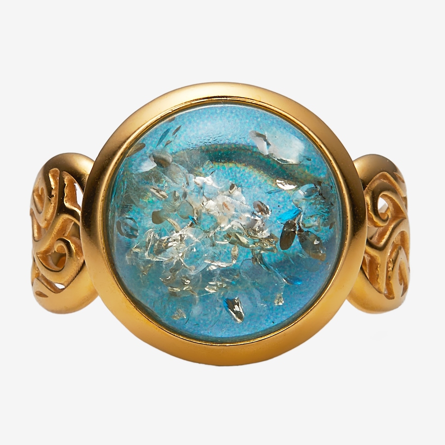 Image 116168_BLYGP.jpg, Product 116-168 / Price $99.99, Amber Extraordinaire Sterling Silver Amber Round Cabachon Ring from Amber Extraordinaire on TSC.ca's Jewellery department