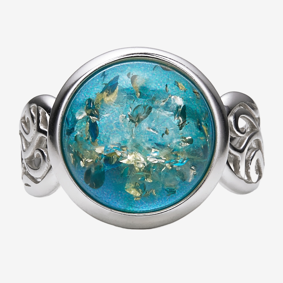 Image 116168_SILB.jpg, Product 116-168 / Price $99.99, Amber Extraordinaire Sterling Silver Amber Round Cabachon Ring from Amber Extraordinaire on TSC.ca's Jewellery department