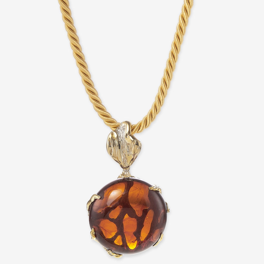 Image 116272_CHY.jpg, Product 116-272 / Price $649.99, Amber Extraordinaire Sterling Silver Gallery Collection Large Amber Stone Pendant from Amber Extraordinaire on TSC.ca's Jewellery department