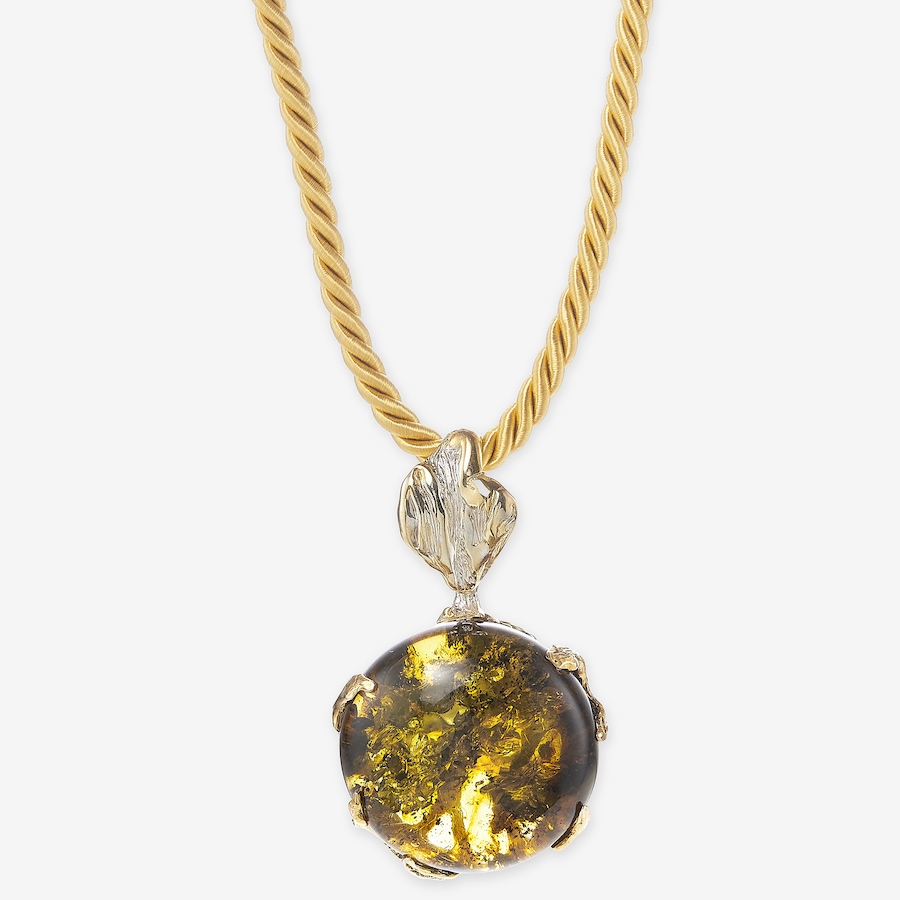 Image 116272_ERY.jpg, Product 116-272 / Price $649.99, Amber Extraordinaire Sterling Silver Gallery Collection Large Amber Stone Pendant from Amber Extraordinaire on TSC.ca's Jewellery department
