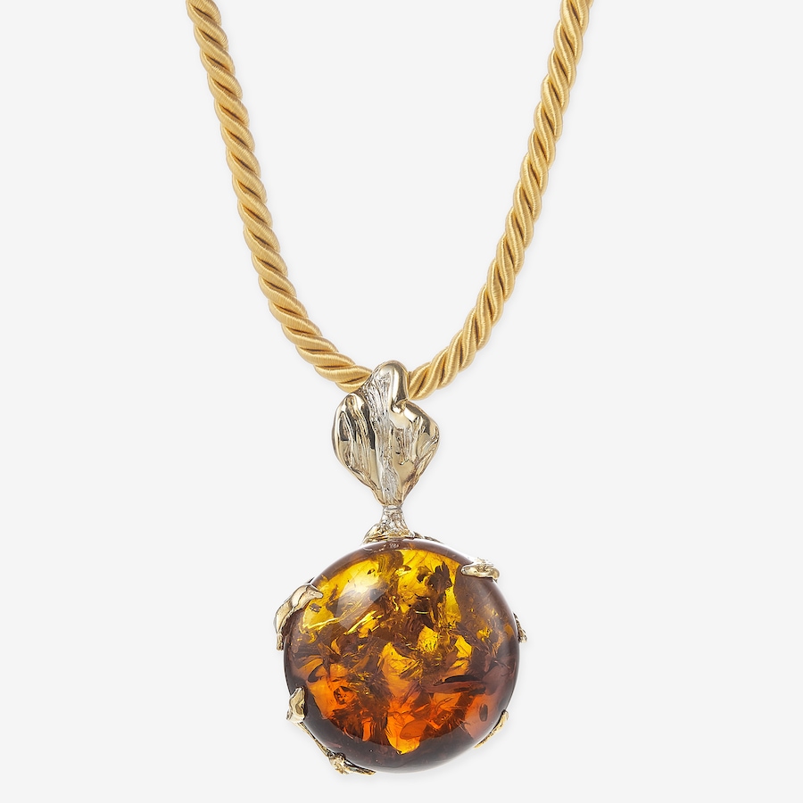 Image 116272_OMB.jpg, Product 116-272 / Price $649.99, Amber Extraordinaire Sterling Silver Gallery Collection Large Amber Stone Pendant from Amber Extraordinaire on TSC.ca's Jewellery department