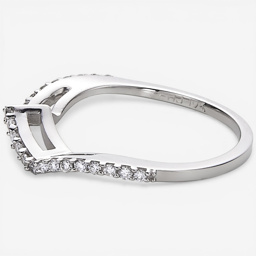 Image 116277_ALTMORE1.jpg, Product 116-277 / Price $2,499.99, 19K White Gold 0.20ctw Diamond Chevron Ring from The Vault on TSC.ca's Jewellery department