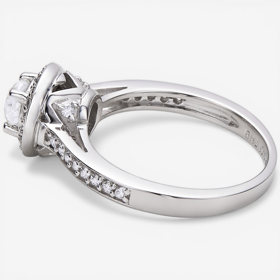 Image 116278_ALTMORE1.jpg, Product 116-278 / Price $4,899.33, 19K White Gold 0.80ctw Diamond Halo Ring from The Vault on TSC.ca's Jewellery department
