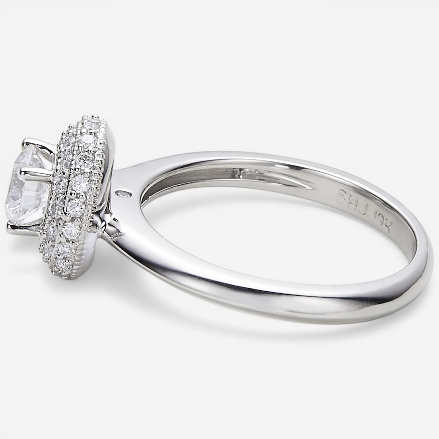 Image 116279_ALTMORE1.jpg, Product 116-279 / Price $4,899.33, 19K White Gold 0.78ctw Double Halo Diamond Ring from The Vault on TSC.ca's Jewellery department