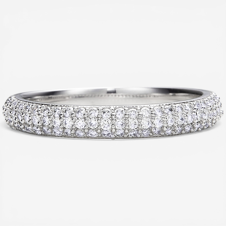 Image 116285.jpg, Product 116-285 / Price $3,999.99, 19K White Gold 0.38ctw Diamond Pave Set Band from The Vault on TSC.ca's Jewellery department