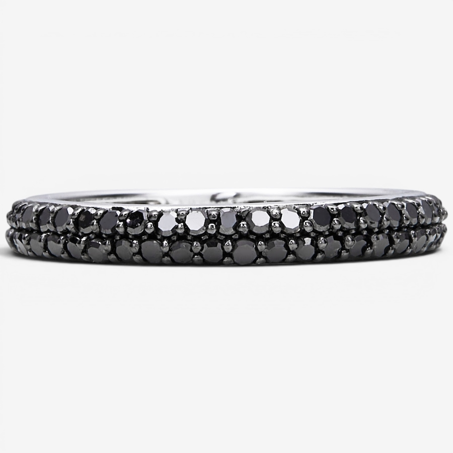 Image 116309_WGBLK.jpg, Product 116-309 / Price $929.99, 14K Gold 1.00 ctw Coloured Diamond Eternity Band from Diamond Show on TSC.ca's Jewellery department