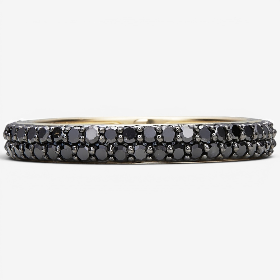 Image 116309_YGBLK.jpg, Product 116-309 / Price $929.99, 14K Gold 1.00 ctw Coloured Diamond Eternity Band from Diamond Show on TSC.ca's Jewellery department