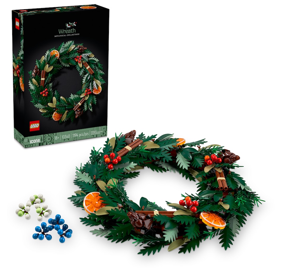 Image 116334.jpg, Product 116-334 / Price $129.99, LEGO Icons Wreath (10340) from Lego on TSC.ca's Toys & Hobbies department