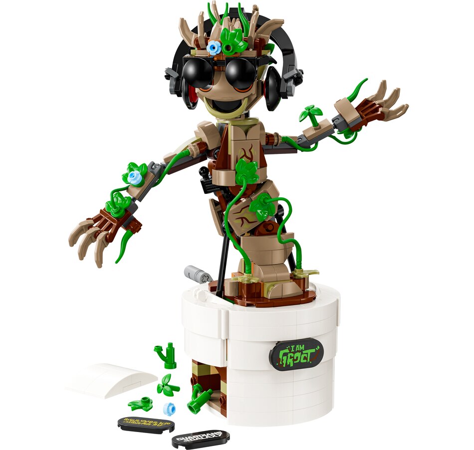 Image 116341_ALTMORE1.jpg, Product 116-341 / Price $59.99, LEGO® Marvel Dancing Groot (76297) from Lego on TSC.ca's Toys & Hobbies department