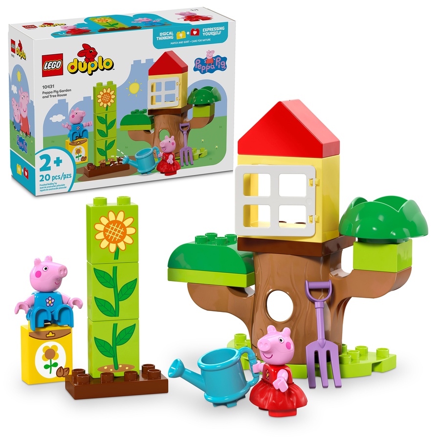 Image 116347.jpg, Product 116-347 / Price $24.99, LEGO® DUPLO® Peppa Pig Garden and Tree House (10431) from Lego on TSC.ca's Toys & Hobbies department