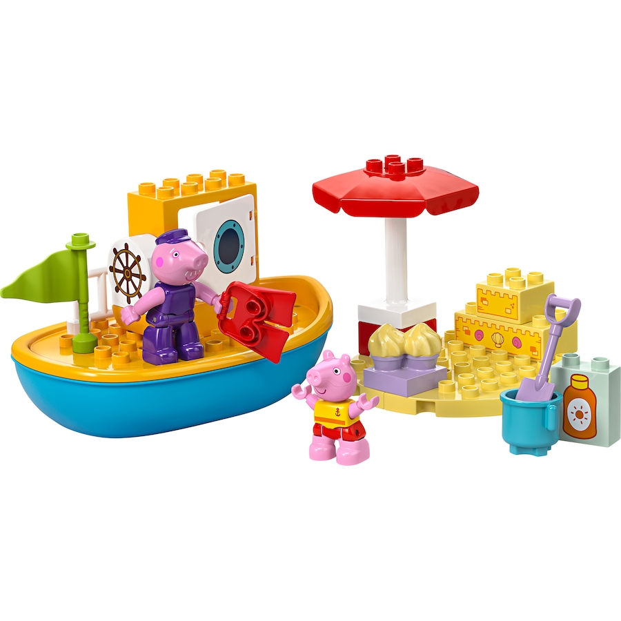 Image 116348_ALTMORE1.jpg, Product 116-348 / Price $39.99, LEGO® DUPLO® Peppa Pig Boat Trip Toy (10432) from Lego on TSC.ca's Toys & Hobbies department