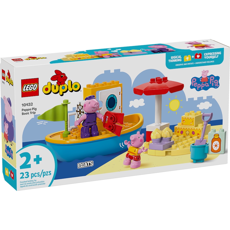 Image 116348_ALTMORE2.jpg, Product 116-348 / Price $39.99, LEGO® DUPLO® Peppa Pig Boat Trip Toy (10432) from Lego on TSC.ca's Toys & Hobbies department
