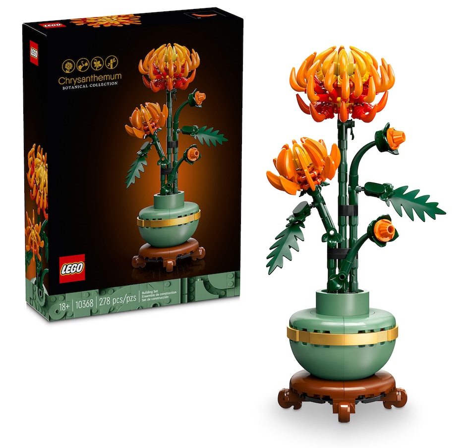 Image 116352.jpg, Product 116-352 / Price $39.99, LEGO Icons Chrysanthemum flower (10368) from Lego on TSC.ca's Toys & Hobbies department