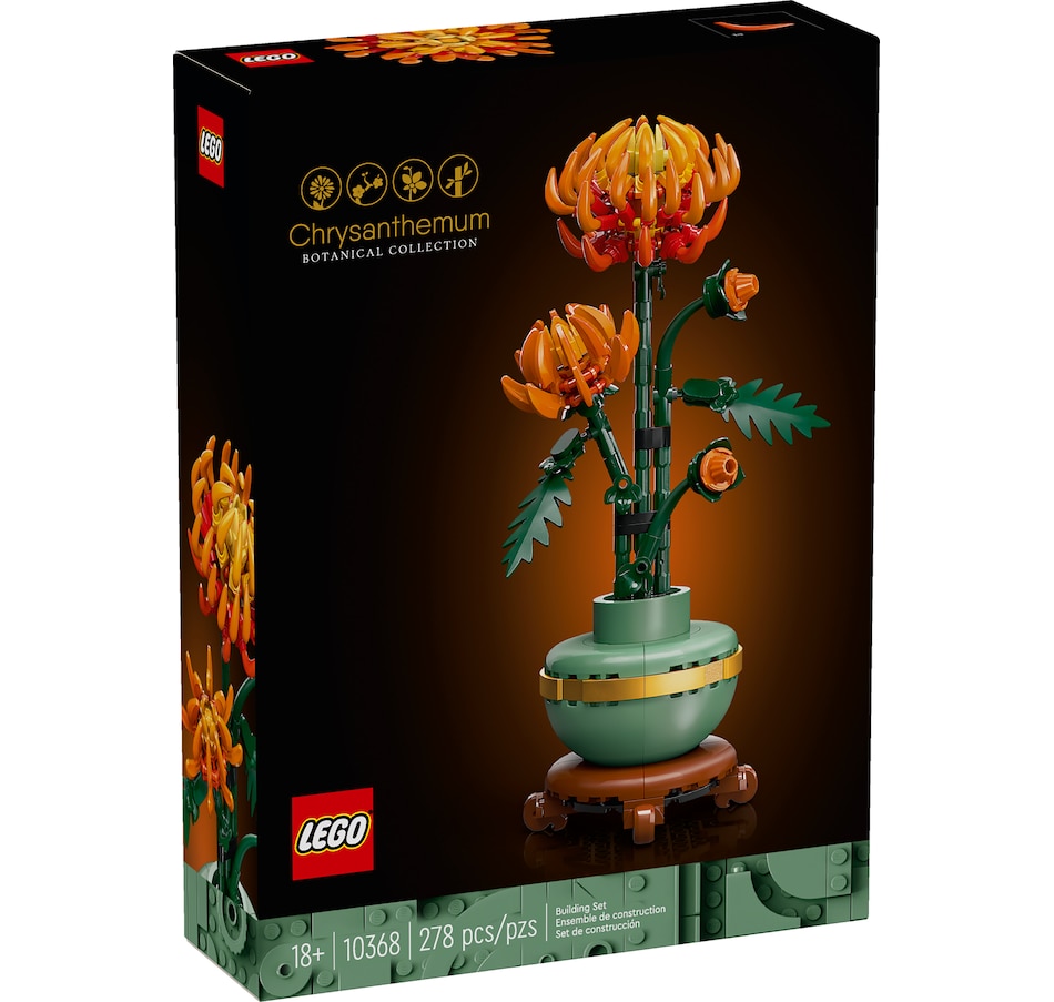 Image 116352_ALTMORE2.jpg, Product 116-352 / Price $39.99, LEGO Icons Chrysanthemum flower (10368) from Lego on TSC.ca's Toys & Hobbies department