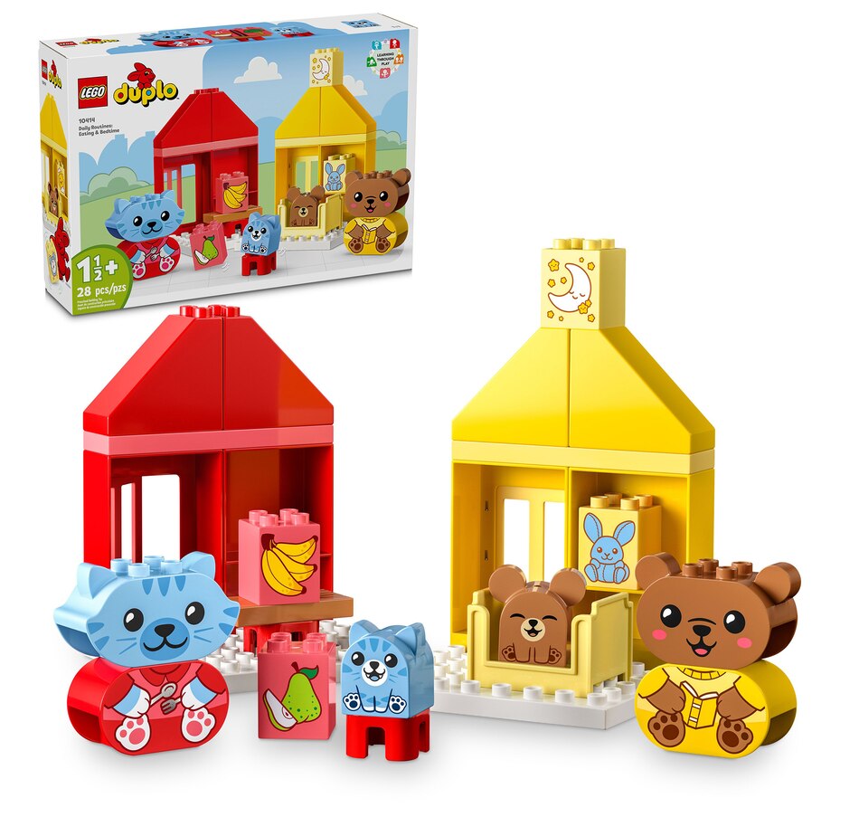 Image 116363.jpg, Product 116-363 / Price $39.99, LEGO® DUPLO® My First Daily Routines: Eating and Bedtime (10414) from Lego on TSC.ca's Toys & Hobbies department