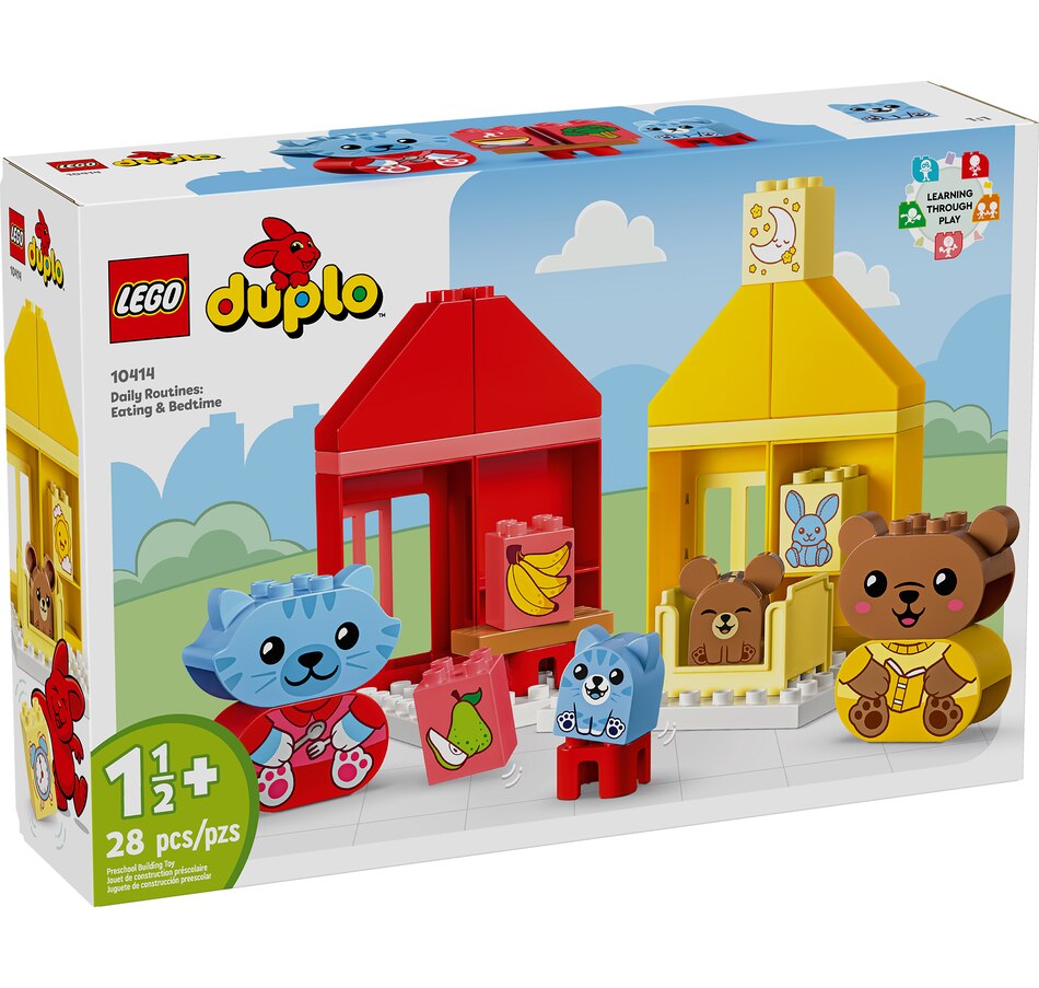 Image 116363_ALTMORE2.jpg, Product 116-363 / Price $39.99, LEGO® DUPLO® My First Daily Routines: Eating and Bedtime (10414) from Lego on TSC.ca's Toys & Hobbies department