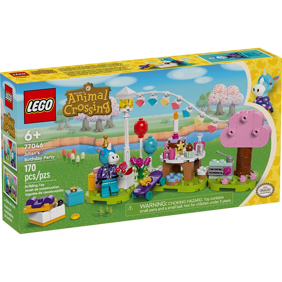 Image 116378_ALTMORE2.jpg, Product 116-378 / Price $19.99, LEGO® Animal Crossing™ Julians Birthday Party (77046) from Lego on TSC.ca's Toys & Hobbies department
