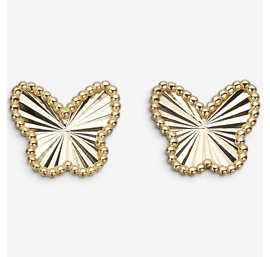 Image 116421_BF.jpg, Product 116-421 / Price $439.99, Stefano Oro 14K Yellow Gold Shaped Stud Earrings from Stefano Oro on TSC.ca's Jewellery department