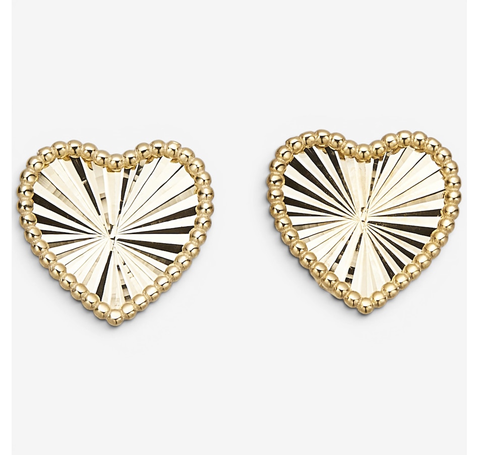 Image 116421_HEA.jpg, Product 116-421 / Price $439.99, Stefano Oro 14K Yellow Gold Shaped Stud Earrings from Stefano Oro on TSC.ca's Jewellery department