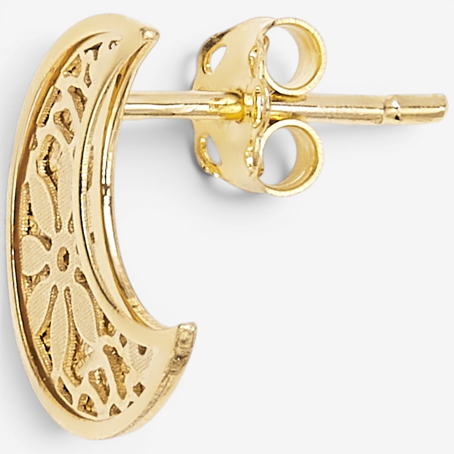 Image 116443_ALTMORE2.jpg, Product 116-443 / Price $349.99, Stefano Oro 14K Yellow Gold Moon Ricami Earrings from Stefano Oro on TSC.ca's Jewellery department