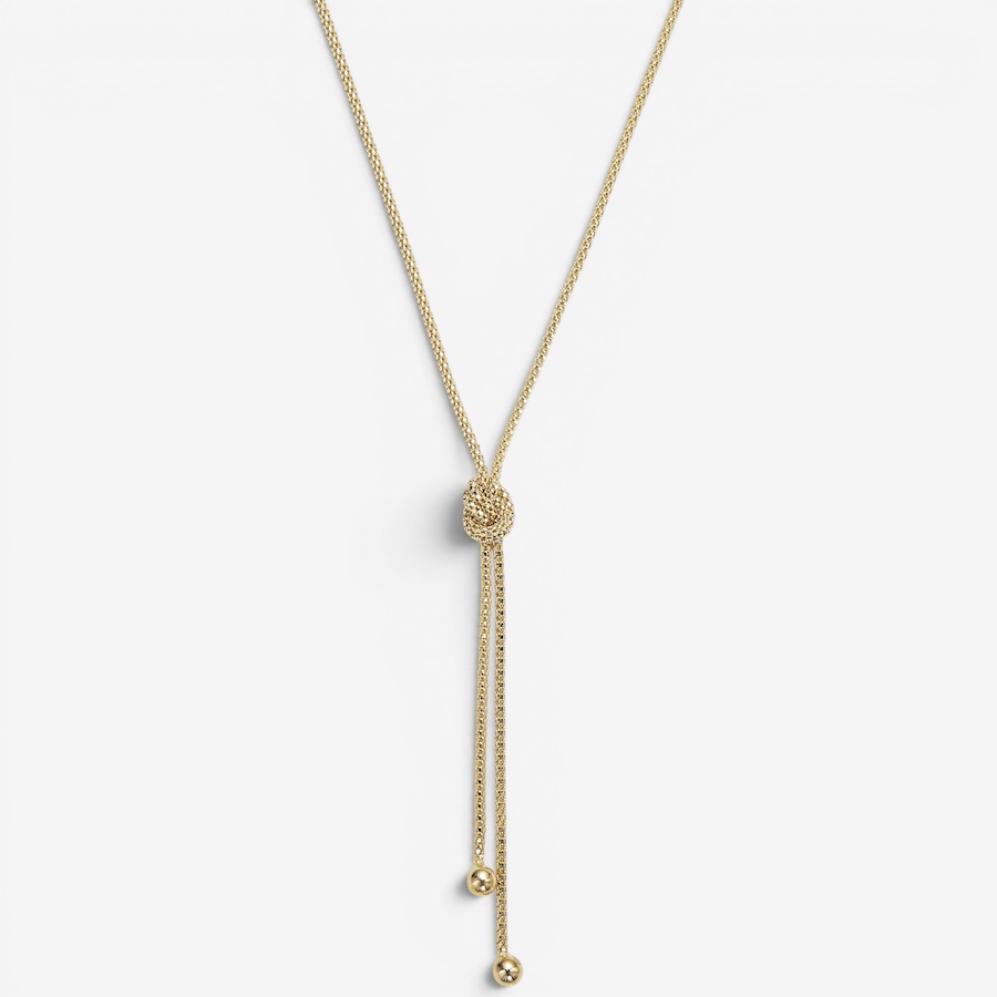Image 116444.jpg, Product 116-444 / Price $999.99, Stefano Oro 14K Yellow Gold Scarf Knot Necklace from Stefano Oro on TSC.ca's Jewellery department