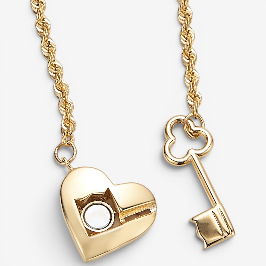Image 116461_ALTMORE1.jpg, Product 116-461 / Price $749.99, Trugold 10K Yellow Gold "Key To My Heart" Heart Magnetic Necklace from TruGold on TSC.ca's Jewellery department