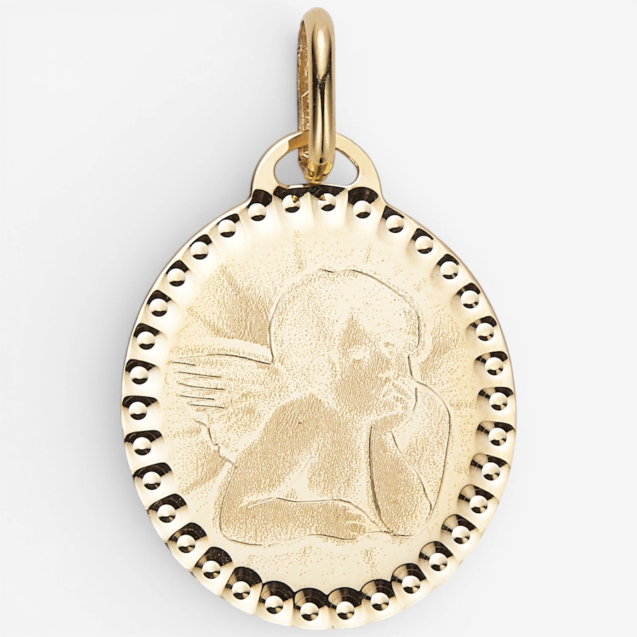 Image 116470.jpg, Product 116-470 / Price $159.99, Trugold 10K Yellow Gold Cherub Medal Pendant from TruGold on TSC.ca's Jewellery department