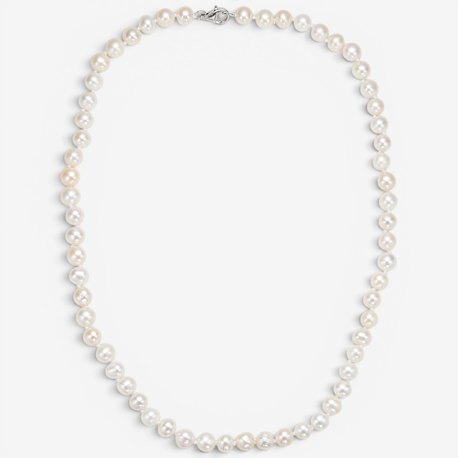 Image 116472_WHT.jpg, Product 116-472 / Price $89.99, Roz Kwan Sterling Silver Freshwater Pearl Necklace With Lobster Claw Clasp from Roz Kwan Jewellery Collection on TSC.ca's Jewellery department