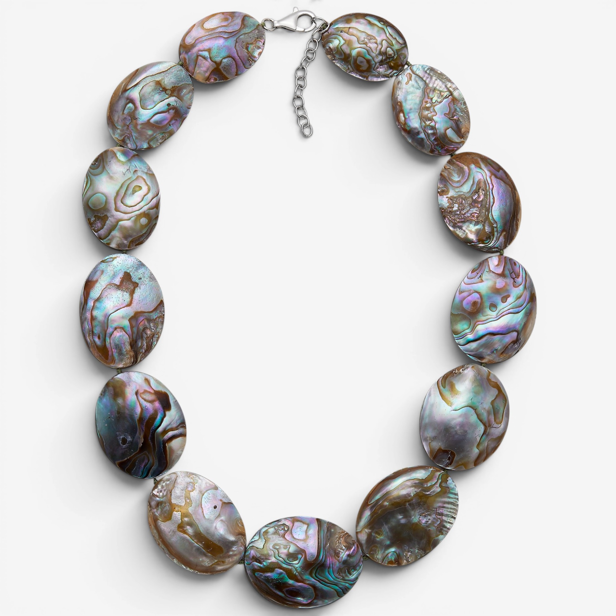 Roz Kwan Sterling Silver White Baroq Freshwater Pearl And White