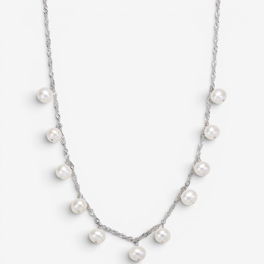 Image 116476_WHT.jpg, Product 116-476 / Price $159.99, Roz Kwan Sterling Silver Potato Freshwater Pearl Charm Necklace from Roz Kwan Jewellery Collection on TSC.ca's Jewellery department