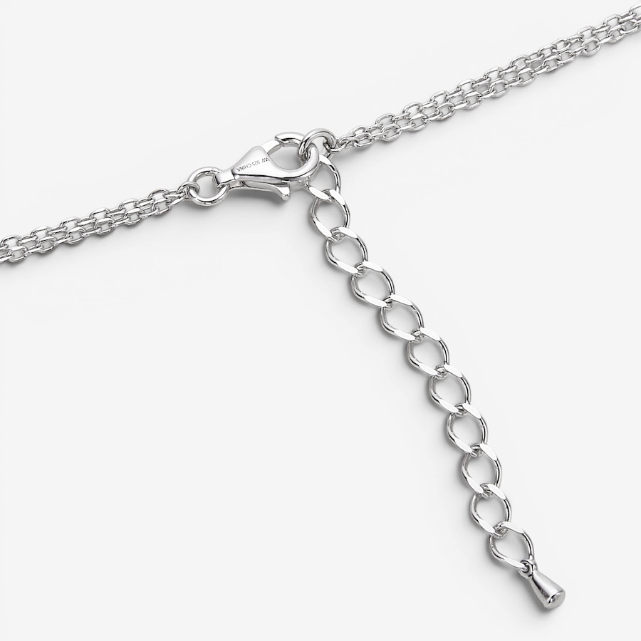 Image 116479_ALTMORE2.jpg, Product 116-479 / Price $319.99, Roz Kwan Sterling Silver White Baroq Freshwater Pearl And White Topaz Double chain Necklace from Roz Kwan Jewellery Collection on TSC.ca's Jewellery department