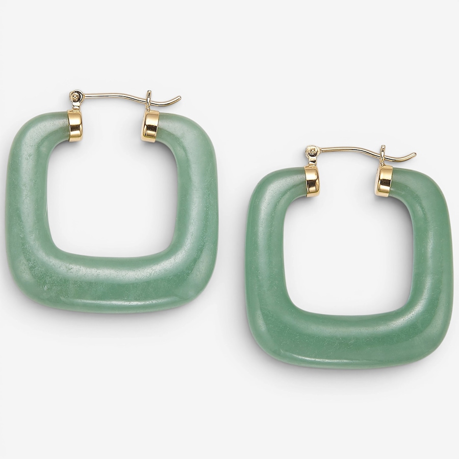 Image 116492.jpg, Product 116-492 / Price $199.99, Roz Kwan Sterling Silver 1.5Mic 14K Yellow Gold Plate Green Jade from Roz Kwan Jewellery Collection on TSC.ca's Jewellery department